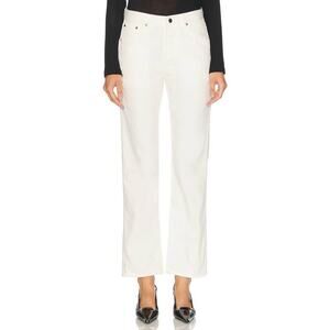 Renggli Women's Straight Leg Jeans - Classic White